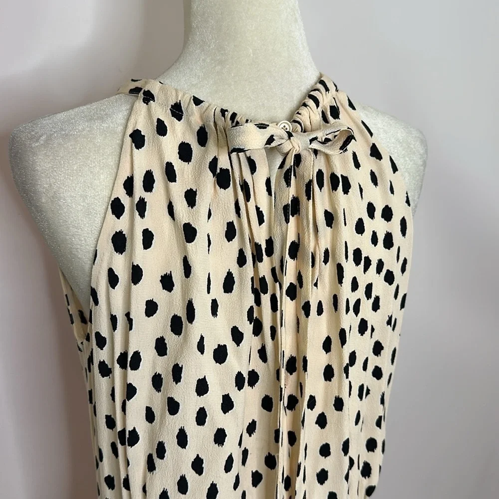 Kate Spade Leopard Dot Halter Dress